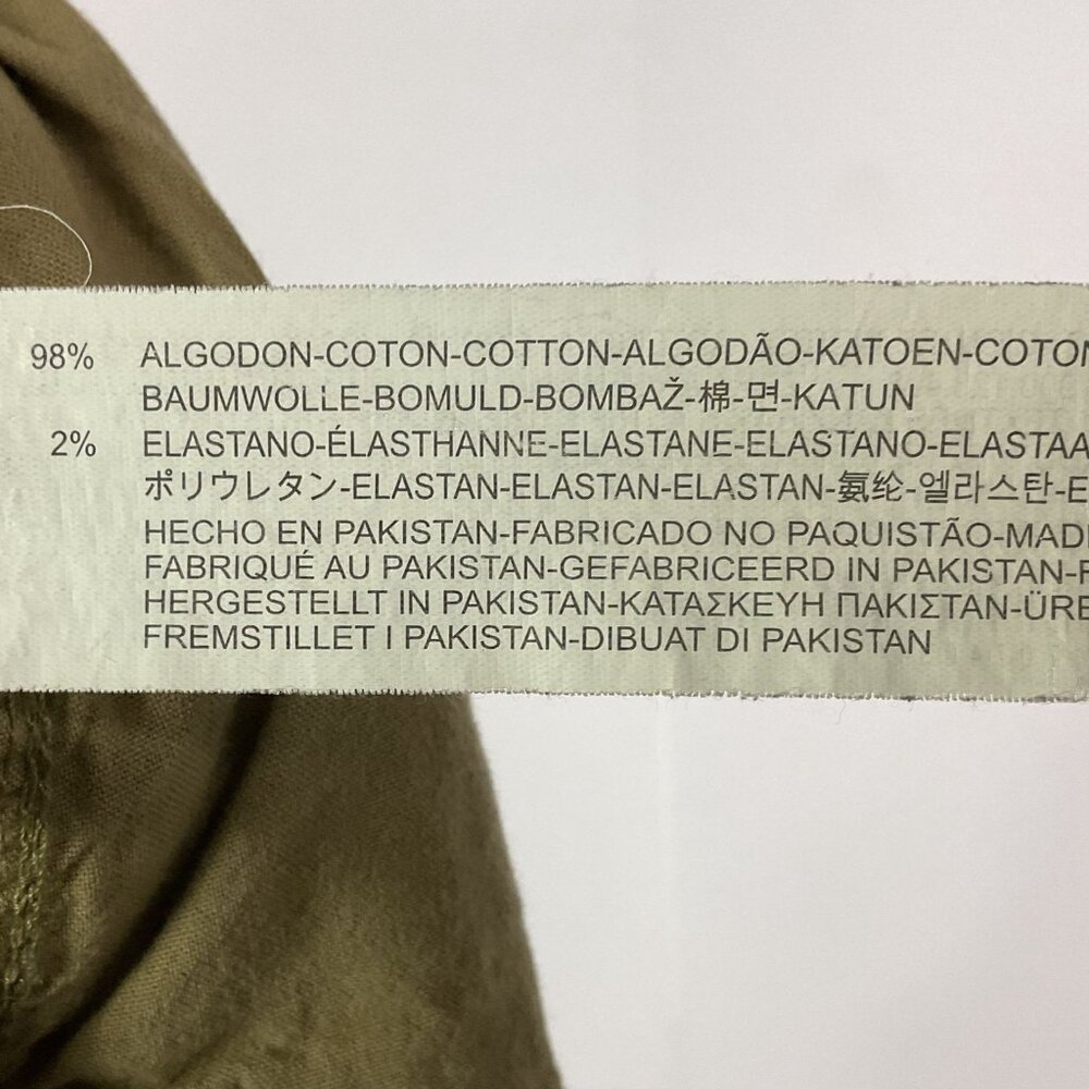 Zara Man Khaki Pants, size 31" waist, pockets, zipper/button closure, Tan - Picture 12 of 13